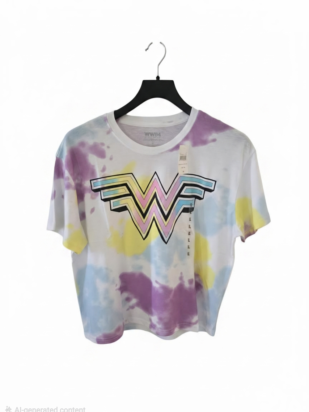Wonder Woman Tie-Dye Logo Tee - Multicolor